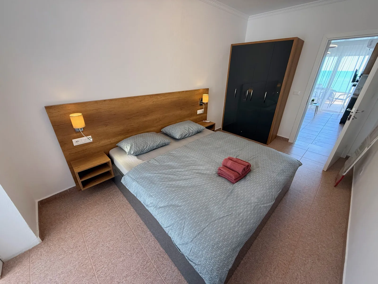 Ložnice v apartmánu